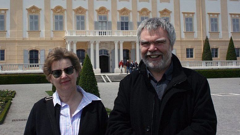 René Grohnert mit Barbara Denscher (Foto: red.)