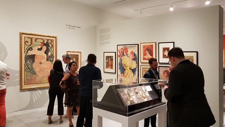 Blick in die Räume der Mucha-Ausstellung
