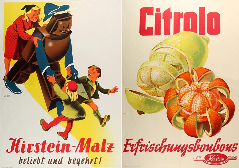 Plakate für die Firma Kirstein, 1950er Jahre